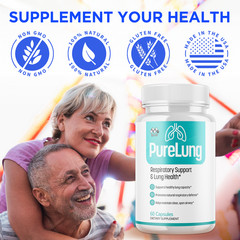 (3 Pack) PureLung Advanced Lung Support Supplement Pure Lung 180 Capsules