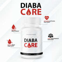 Diaba core Advanced Formula 180ct Supports Blood (3 Bottle Pack ) DIABACORE