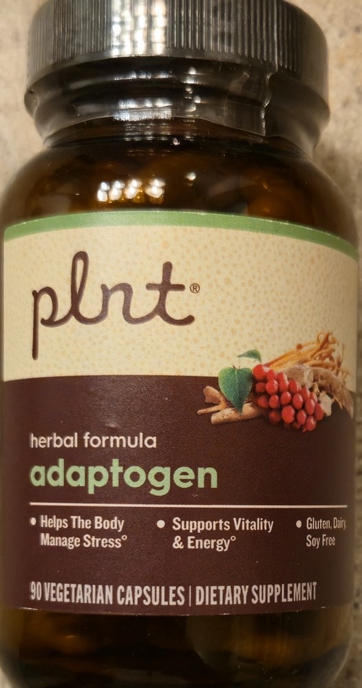 Plnt ORGANIC ADPTOGENS 90 Capsules ( 90 Servings ) BEST BY 08/26 FREE SHIPPING!