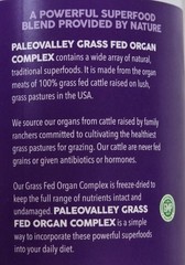 Paleovalley Grass Fed Organ Complex 30 Days Supply 180 Capsules – Exp 10/2027