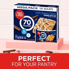 Cinnamon Coffee Cake Soft Baked Bars: 70 Calories, 18 Count, Vegetarian