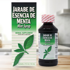 Menper Mint Syrup with Natural Peppermint Extract Supplement- 4 fl oz (3-Pack)