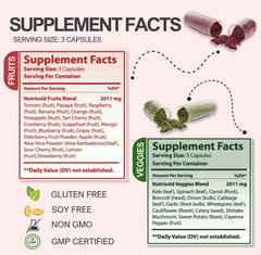 FRUITS & VEGGIES SUPPLEMENT – PACKED WITH 30+ WHOLE FOOD SUPERFOODS