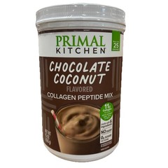Primal Kitchen Collagen Peptide Drink Mix Chocolate Coconut Flavor 15oz BB 01/27
