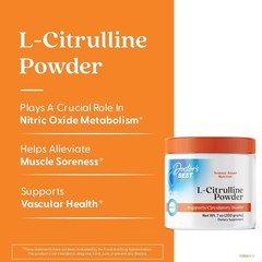 Doctor’s Best L-Citrulline, Non-GMO, Vegan, Gluten Free, Soy Free, 200g