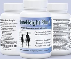 PureHeight Plus #1 Doctor Recommended Height Enhancement 30 Count (Pack of 1)