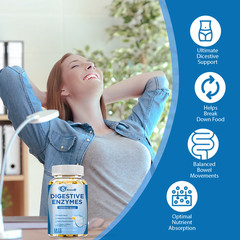 1-3Pcs Digestive Enzymes Prebiotic Probiotics Supplement for Digestive Wellness