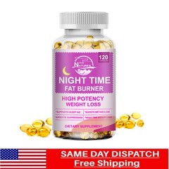 Night Time Fat Burner Supplement For Weight Loss,Detox,Appetite Suppressant US