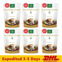 6x Wuttitham Instant Coffee 32In1 Health Weight Control Anti Aging Slimming Shap