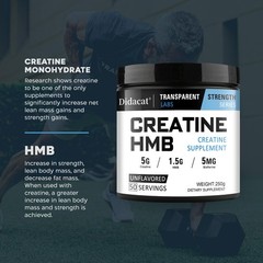 Creatine Hmb Creatine Supplement Boost Energy And Increase Strength 250 G