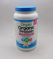 Orgain Organic Plant Based Protein Powder & 50 Superfoods 2.70 Lbs EXP 02/2028