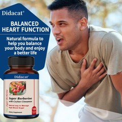 Super Berberine Boosts Metabolism Helps Balance Blood Sugar Levels 120 Pills US