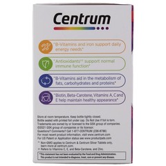 4 Pack Centrum Women Multi-Vitamin Multimineral Multivitamins Tablets, 120 Ct
