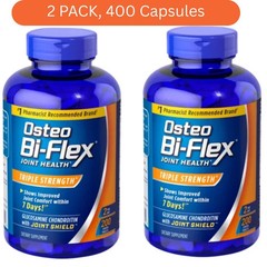 Osteo Bi-Flex Joint Support 2 Pack 200 Count Each, Triple Strength, Fast Relief