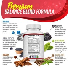 1~2pack Magnesium 8 in1 Complex 1000mg & Blood Sugar Blend Supplement Combo