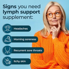 Lymphatic Support, Lymphatic Supplement To Reduce Swelling 30/60/120Capsules