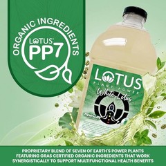 Lotus Plant Power Energy Drink 64 fl oz – White, Pink, Blue, Gold, Purple, Red
