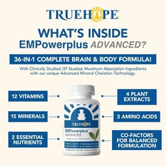 Truehope EMPowerplus Advanced Multivitamin for Women and Men – 120 Capsules