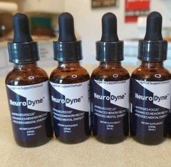 (4 Pack) Neurodyne Drops Cognitive Support Neuro Dyne 30 Servings Per Bottle