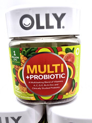 3 Pack OLLY Multi + Probiotic Gummies 70ct Expires 05/15/2027 1 Billion CFU