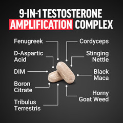 Force Factor Test X180 Boost Testosterone Booster Men 120 Tablets Boron