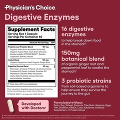 60 Billion CFU Probiotic Digestive Enzymes Bundle Gut Health Bloating Relief Imm