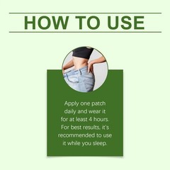 Moringa Berberine 10 in 1 Advanced Nano Microneedle Patch designed for Weight Lo