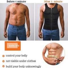 Gynecomastia Compress Tank Top Men Slimming Body Shaper Vest Fat Burn Vest Shirt