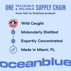 Oceanblue Professional Omega-3 2100 K2 D3 – Burpless Fish Oil Omega-3