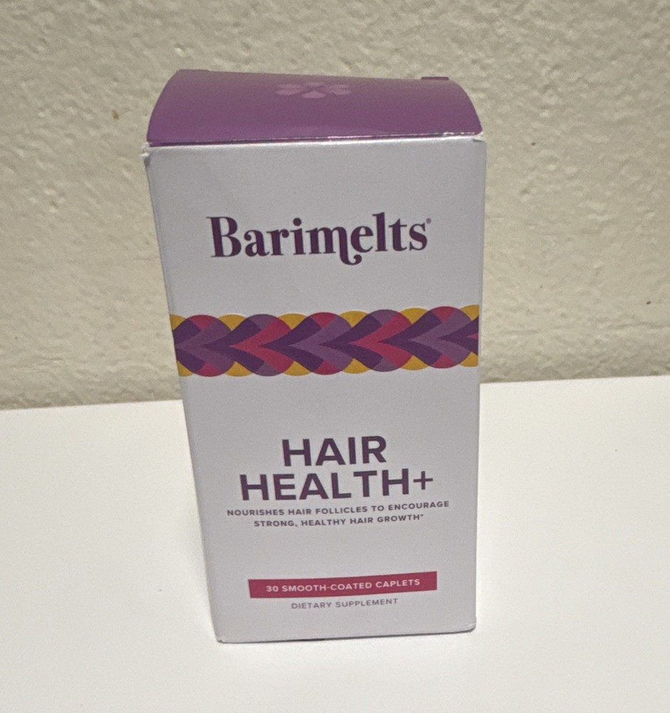 Barimelts Hair, Skin & Nail Health+ Dietary Supplement 30 Caplets