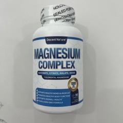 Glycinate Magnesium Complex 7 Elemental Magnesium Supplement 1000mg ?C Magnesium