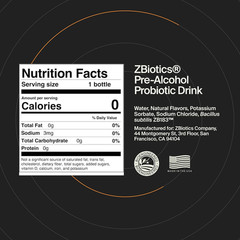 — Feel Better after Drinking, Wake up Refreshed, Science-Backed, Patented Probio