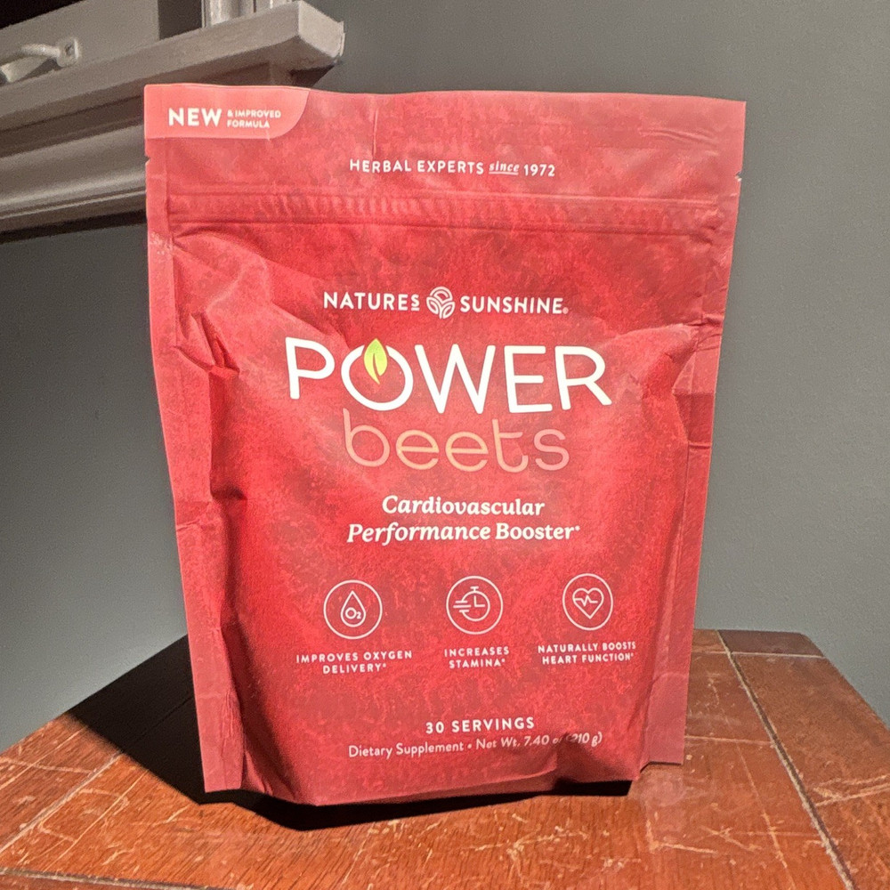 Nature’s Sunshine Power Beets Drink Powder, 30 Servings, 7.4 oz