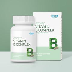 Atomy Vitamin B Complex Energy Metabolism Boost Gluten Free Non GMO 90 caps NEW