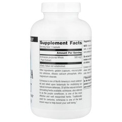 2 X Source Naturals, Echinacea Extract, 500 mg, 200 Capsules