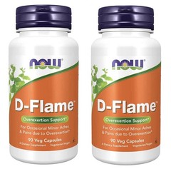 NOW FOODS D-Flame – 90 Veg Capsules*****2 PACK*******