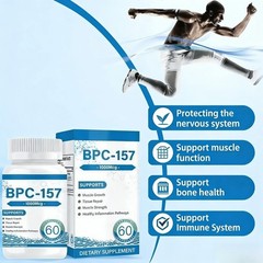 High Potency 1000mcg Supplement designed for Muscle & Tissue Recovery Support,60