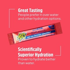Sugar-Free Electrolyte Powder Drink Mix, Fruit Punch, Low Calorie, 50 Pack