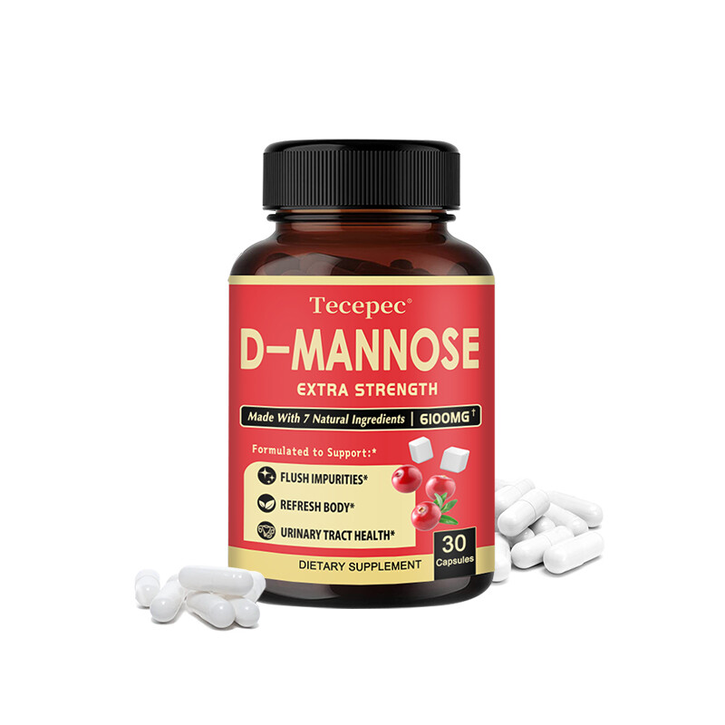 D-Mannose 300mg, 30 To 120Caps w/Cranberry & Dandelion Extract – UTI Support