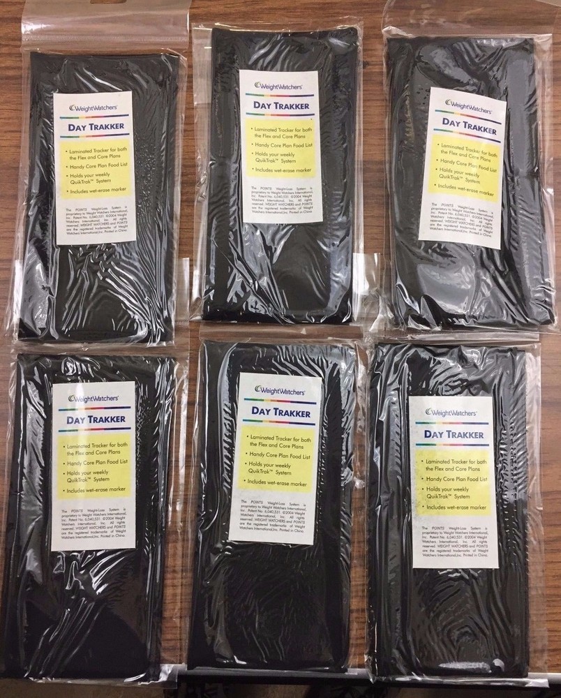Weight Watchers Turn Around Day Tracker For Flex & Core Plans lot of 6
