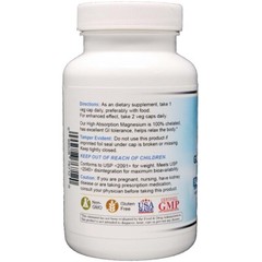 Wonder Laboratories Magnesium Glycinate 500mg, 100% Chelated for Max Absorption