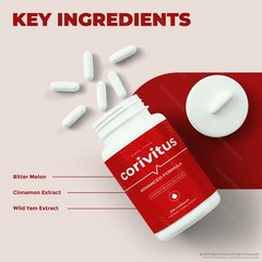 Corivitus Capsules, Advanced Formula for Blood Support & Metabolic Balance 60ct