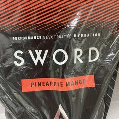 SWORD PERFORMANCE Electrolyte Powder Carb Energy Hydration 35oz PINEAPPLE MANGO