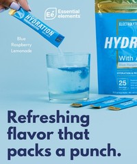 Essential Elements Hydration Packets Blue Raspberry Pack Sugar Free Electro…