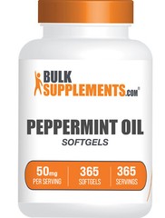 BulkSupplements Peppermint Oil – 365 Pills for Digestive Support