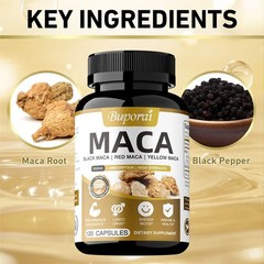 Maca 240pcs – Hormone Balance, Improves Sexual Performance, Energy Boost
