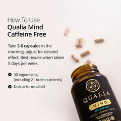 Qualia Life Sciences-Qualia Mind Caffeine Free Brain Health Ultimate 90 Capsules