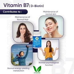 VITA.RUHE Biotin Zinc Selenium 365 Tablets Vegan