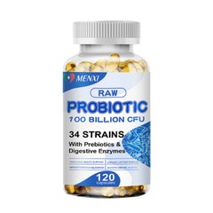 Probiotic Capsules Extra Strength Capsules 50 Billion CFU,Gas & Bloating Relief