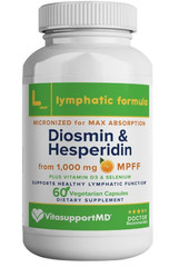 Lot Of 2 Lymphatic Formula 1000mg Hesperdin, Selenium, 60 Caps Exp 07/27 GP